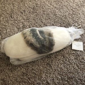 Ombré Faux Fur Slippers